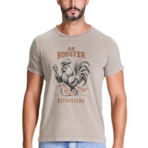 CAMISETA MASCULINA ESTANCIERO GALO VELHO ESTONADA