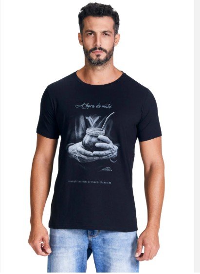 CAMISETA MASCULINA ESTANCIERO A HORA DO MATE