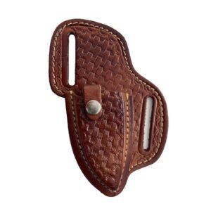 MINI FACA CAMPEIRA INOX - COM BAINHA EM COURO