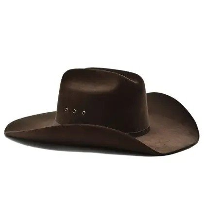 Chapéu Country - Aveludado - Marrom cafe - Imagem 2
